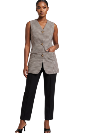Pin tuck pants