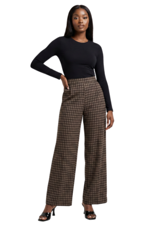 Pleat detailed pants