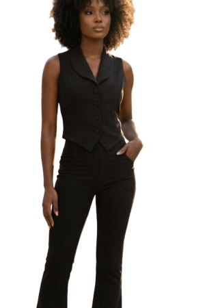 Lapel collar waistcoat