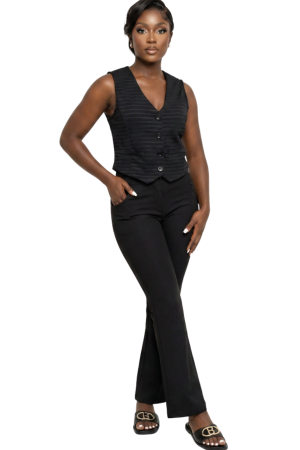 Tap detailed waistcoat