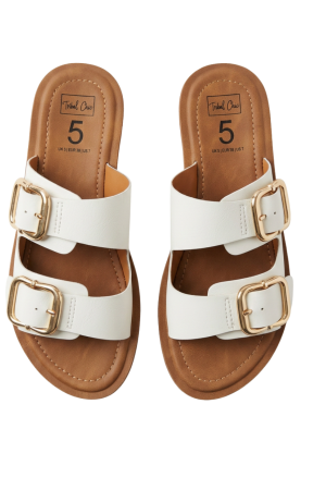 Injected 2 square side buckle slide