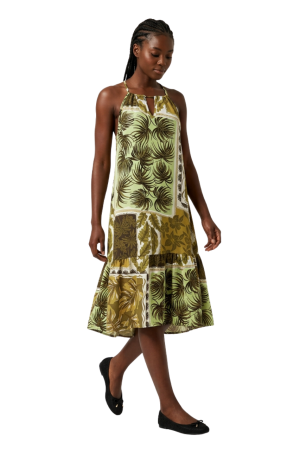 Strappy frill dress