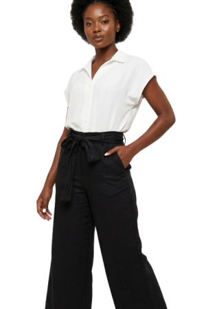 Wide leg crop pants