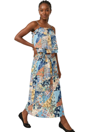 Rouched waist skirt