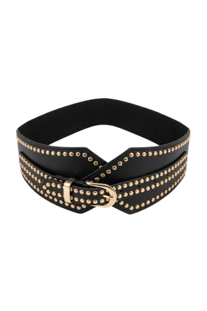Studded fashion belt